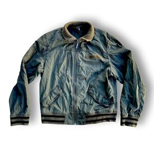 Juicy Couture Womans Full Zip Bomber Jacket Size‎ X-Large